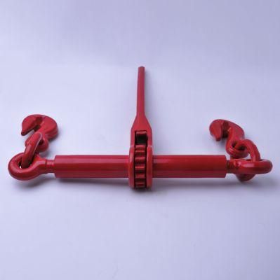 Red Painted Ratchet Type Chain Load Binder
