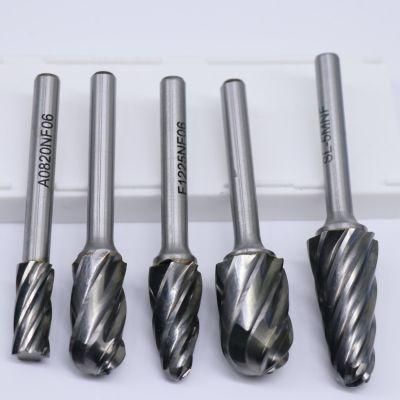 Carbide Burrs with Aluminum Cut for Heavy Stock Removal