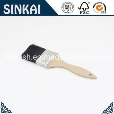 Plastic Handle with 100% Synthetic Filaments Painting Brush