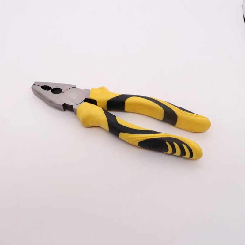 Colorful PVC Handle Screw Thread Steel 8 Inch Combination Pliers