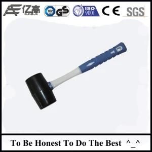 16oz Plastic Handle Rubber Mallet Hammer