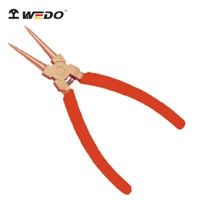 WEDO 8&quot; 10&quot;High Quality Pliers Beryllium Copper Non Sparking Snap Ring-Pliers Internal