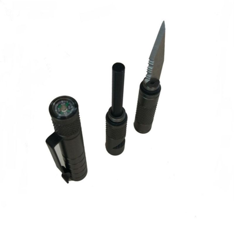 Multifunctional Tactical Pen Defense Self-Defense Supplies Women′ S Self-Defense Anti-Wolf Tool Whistle Survival Tool Wbb15127