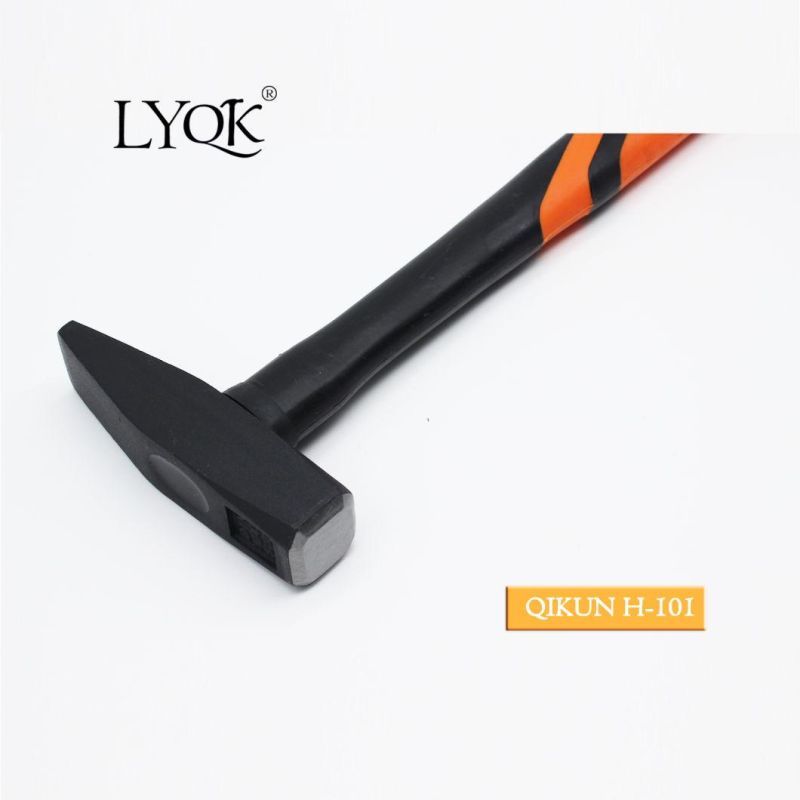 H-101 Construction Hardware Hand Tools Plastic Coated Hardwood Handle German Type Machinist Hammer