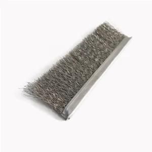 Durable Crimped Steel Wire Metal Channel Wire Strip Brush