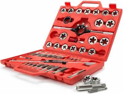 Alloy Steel / Carbon Steel 45PCS Tap and Die Kit SAE Inch Size