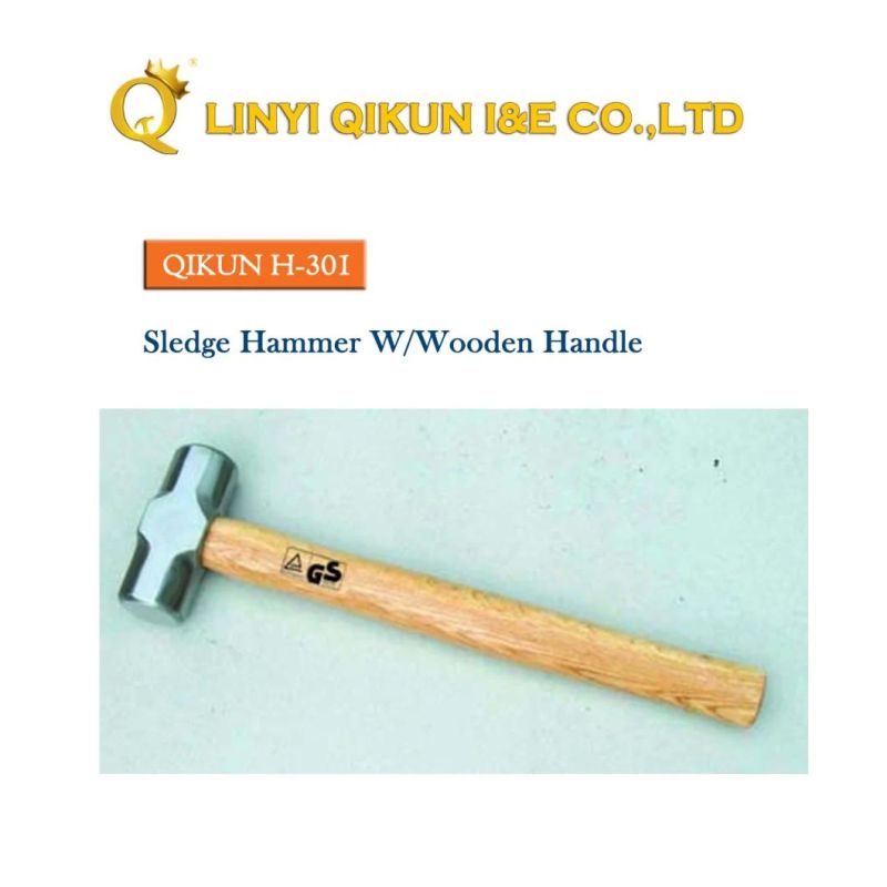 H-253 Construction Hardware Hand Tools Fibreglass Rubber Handle German Type Machinist′s Hammer