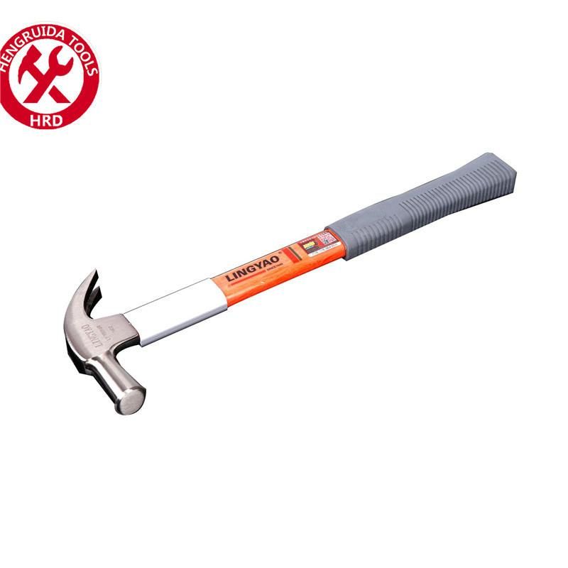 Britith Type Claw Hammer with Stainless Steel Handle Anti Slide Magnet