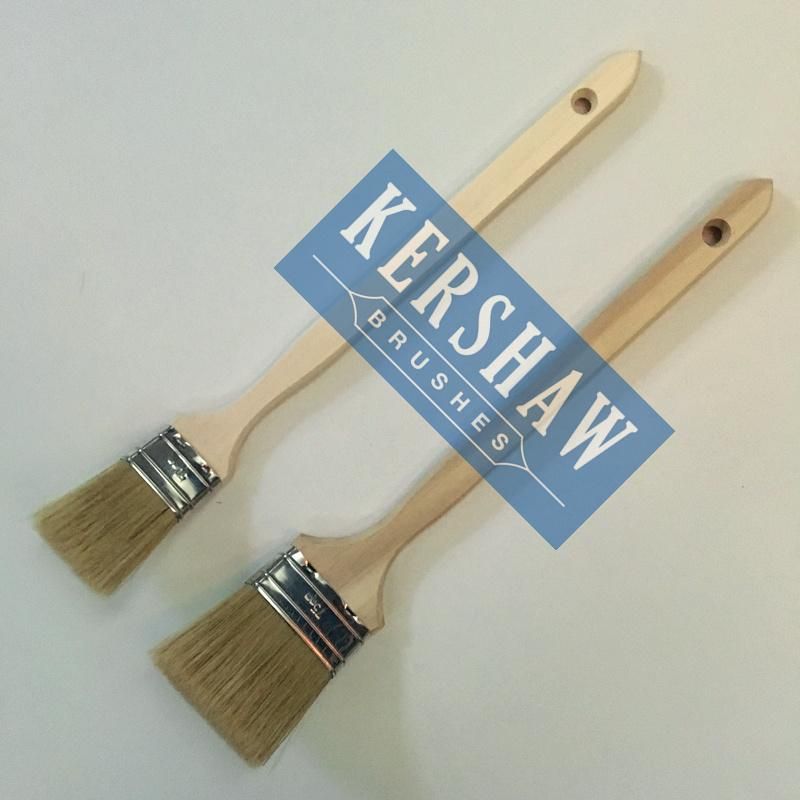 Paint Brushes Long Wooden Handle PBT Synthetic Filament Paint Brush Radiator Brush