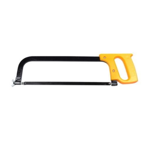 Yellow Handle Wood Cutting Hacksaw with Plastic Handle Hacksaw Frame