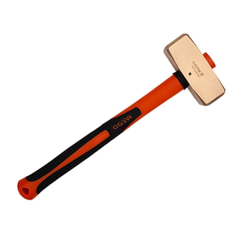 WEDO Non-Sparking Hammer (German Type) Beryllium Copper Sledge Hammer Fiberglass Handle