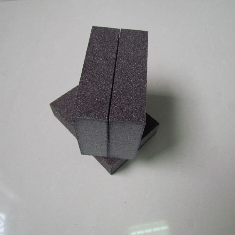 High Quality Cheap Flexible Abrasive Aluminum Oxide Brown Sanding Blocks with 4 Sides