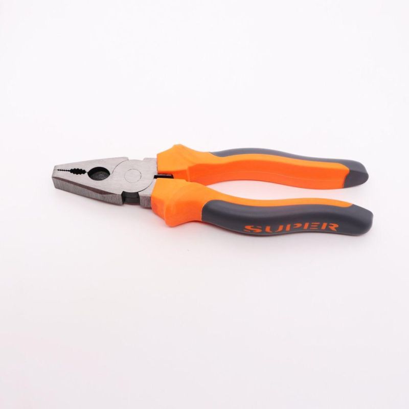 Orange Handle Pliers Steel Hand Tool Professional 6 Inch 8 Inch Pliers