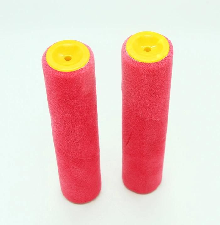 Various Styles Non-Shedding Microfiber Polyester Mini 4 Inch Cylindrical Roller Brush