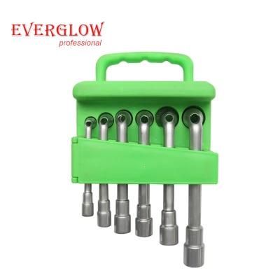 Hand Tools of 6PC L-Type Socket Wrench with Hole