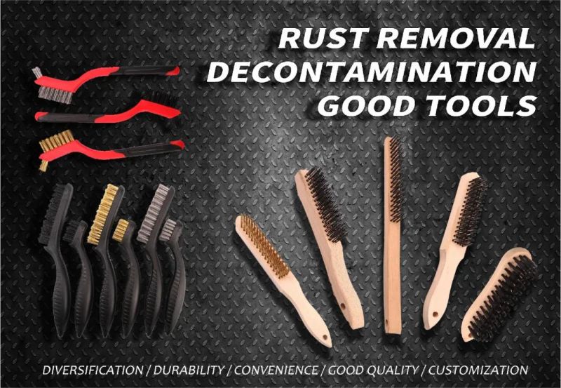 Brass/ Stainless Steel/ Nylon Brushes for Cleaning Rust Removal