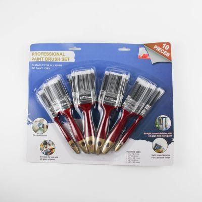 High Quality Hand Tools Color Bristle Brush with Plastic Handle