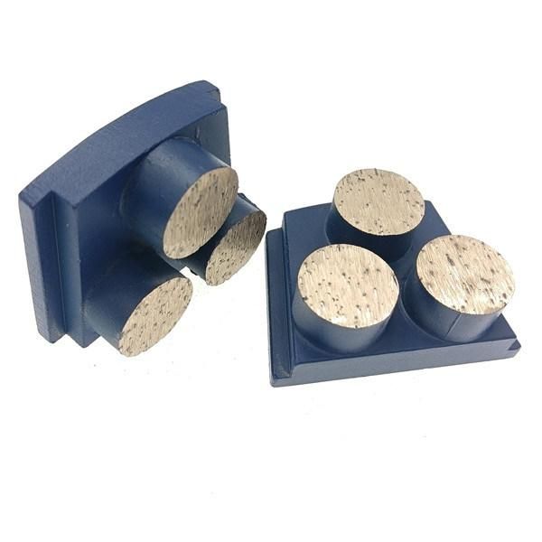 Three Button Segments Diamond Grinding Disc