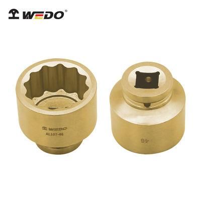 WEDO 3/4&quot; 1/2&quot;Non-Sparking Aluminium Bronze Socket High Quality Impact Socket