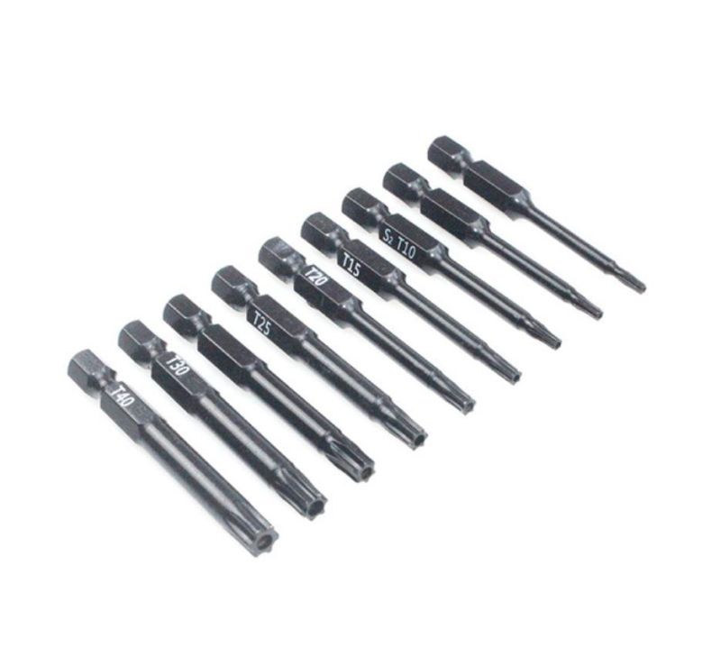 Hollow Plum Blossom Extended S2 Bits Hexagon Shank Screwdriver Bit Screwdriver Set