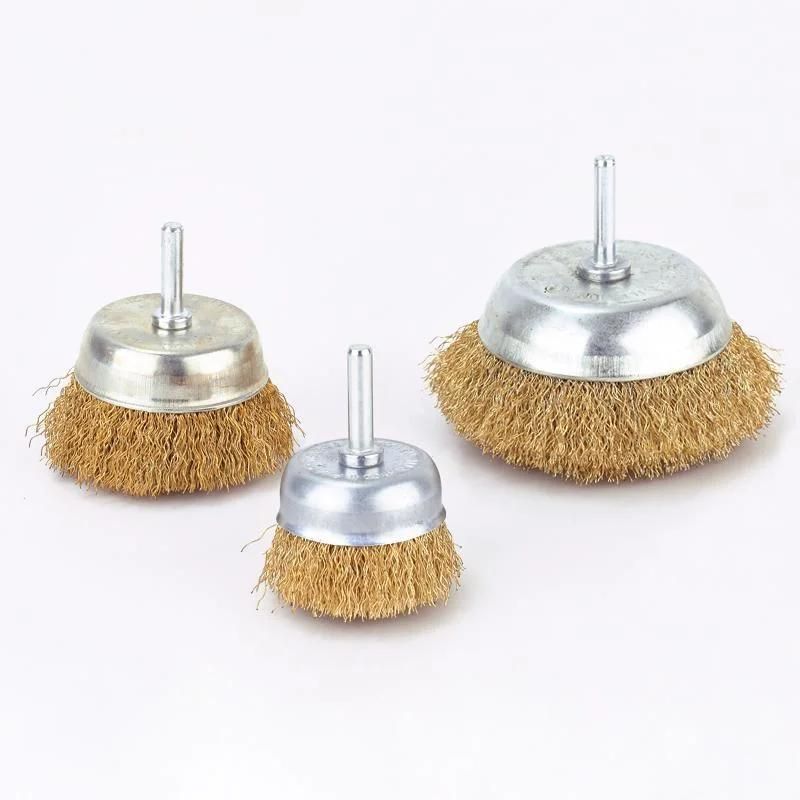 Wholesale Steel Wire Wheel Brush Set Rust Removal Steel Wire Wheel Cup Brush Brass Wire Drill Brush