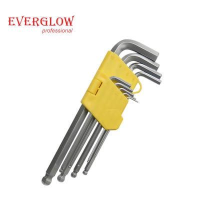 9PCS Extra Long Arm Ball Point Hex Key Set