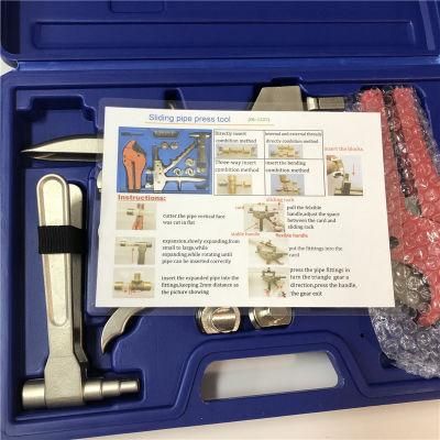 Pex Pipe Crimping Clamp Tool and Pipe Hose Cutter Pipe Fitting Tool Kit