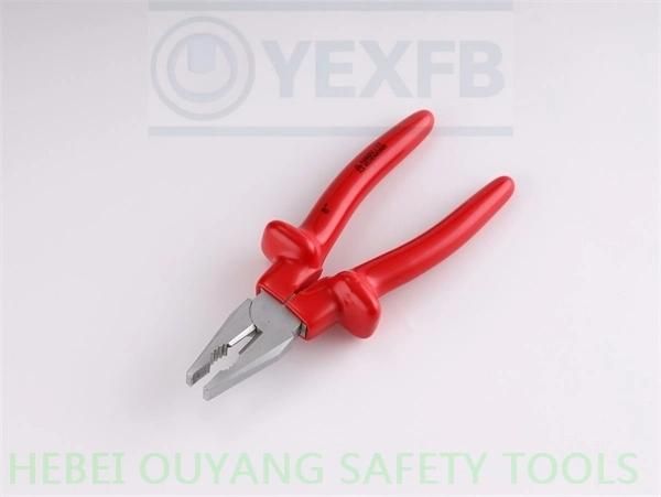 VDE 1000V 8" Lineman/Combination Pliers, Insulated/Insulation/Electrical Tools, IEC/En60900