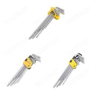 9PCS Extra Long Torx Key Set Wrench Chromed for Hand Tools