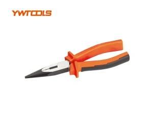 German Type Long Nose Pliers with Bi-Color Handle