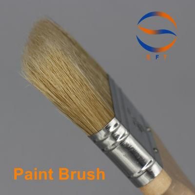 Pure Pig Hair Mane Bristles Paint Brushes for FRP