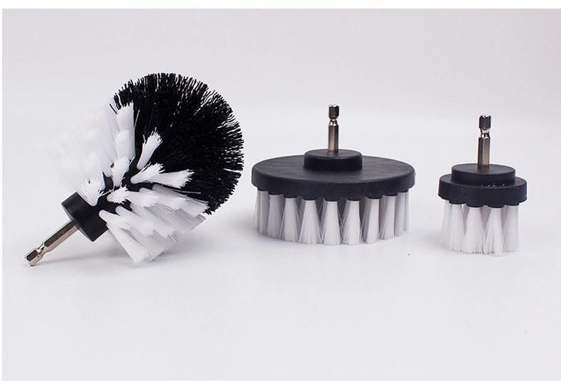 4PCS Multi-Color Electric Drill Brush Set for Floor Cleaning Tile Polising