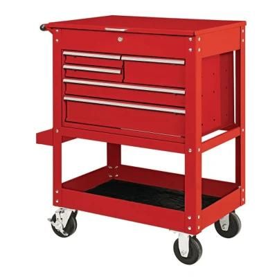 Repair Tool Car Auto Storage Rack Self-Locking Drawer Cabinet Truck with Small Trolley