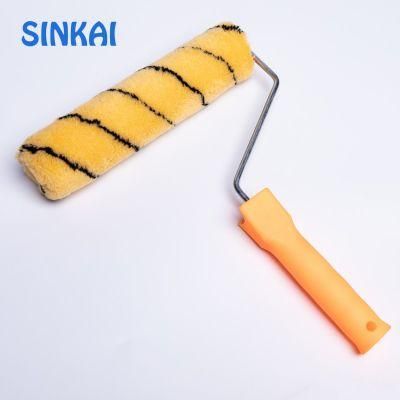 Easy Paint Roller, Big Paint Roller, Paint Roller Brush of Acrylic Yellow with Black Stripe