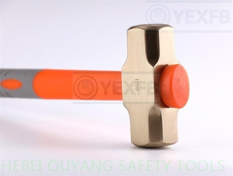 Non-Sparking Sledge Hammer 2200g, Atex Safety Tools, Be-Cu or Al-Br