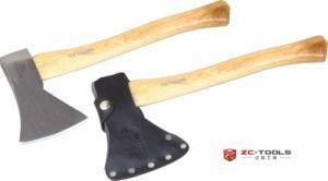 Wood Hand Adz Hatchet Wooden Handle Carpenter&prime;s Axe with Sheath (H02004)