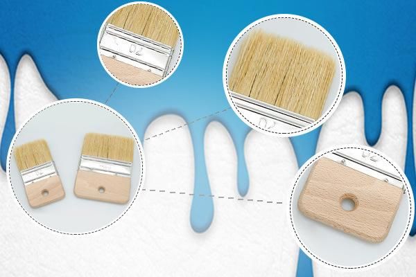 China Wholesale High Wall Paint Brush with Wood Handle