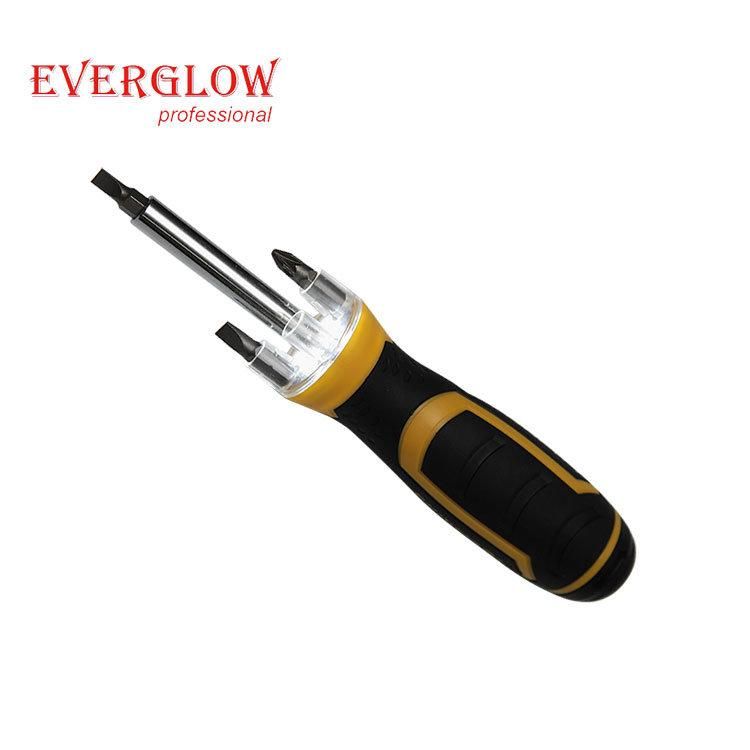 Multi-Function 5-in-1 LED Ratcheting Screwdriver