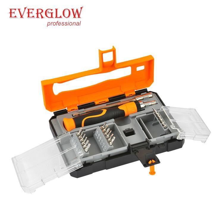 New Arrived 25PC T-Handle Ratchet Screwdriver Set