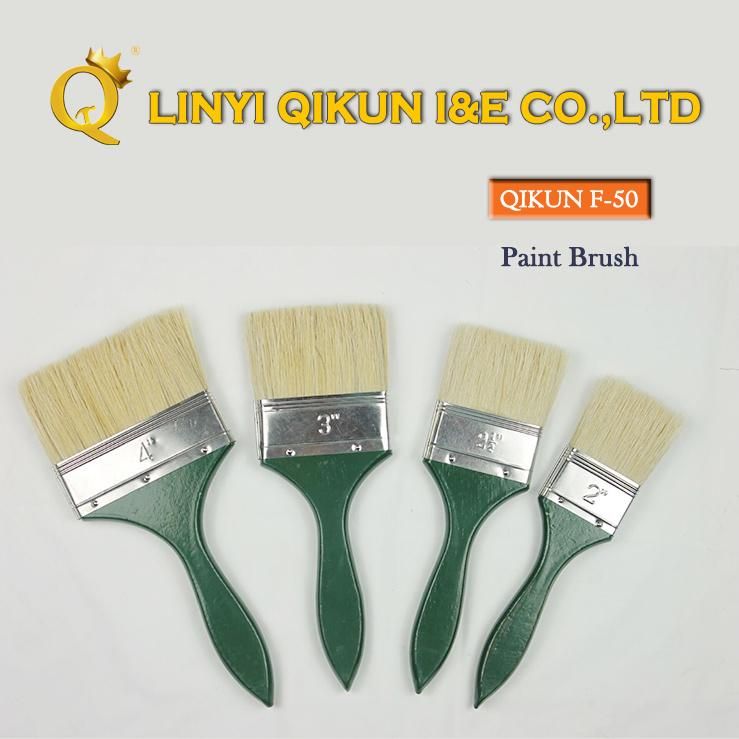 F-40 Hardware Decorate Paint Hand Tools Double Color Wooden Handle Bristle Paint Brush