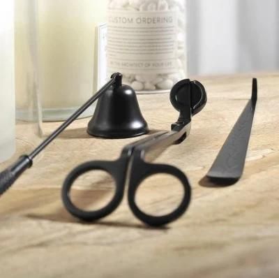 Wick Trimmer Cutter Snuffer Tool Hook Stainless Steel Oil Lamp Trimming Scissor