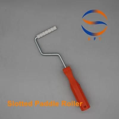 Customized Aluminium Slotted Paddle Wheel Rollers FRP Tools for Laminating