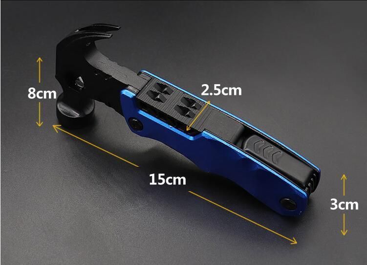 Multifunctional Claw Hammer Life-Saving Hammer Survival Hammer