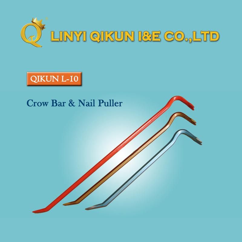 L-04 Drop Forged Nail Puller Cold Chisel Crow Wrecking Bar