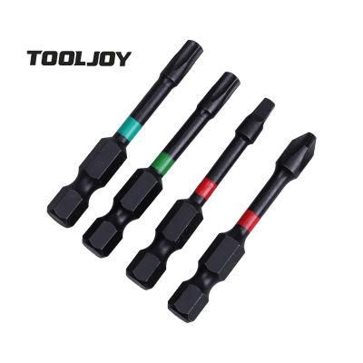 Professional Black Hex Torsion Screwdriver Bit with Colour Printed