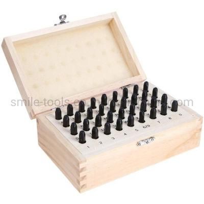 Metal Alphabetic Hand Stamp Set 36 Piece Stamping Punch and Die