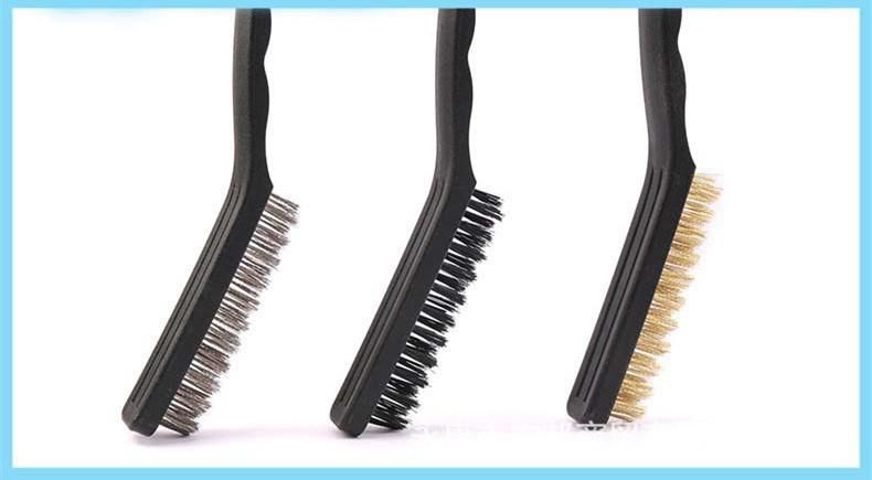 Multifunctional Household Cleaning Brush Combination Set Plastic Handle Steel Wire Polishing Brush Set
