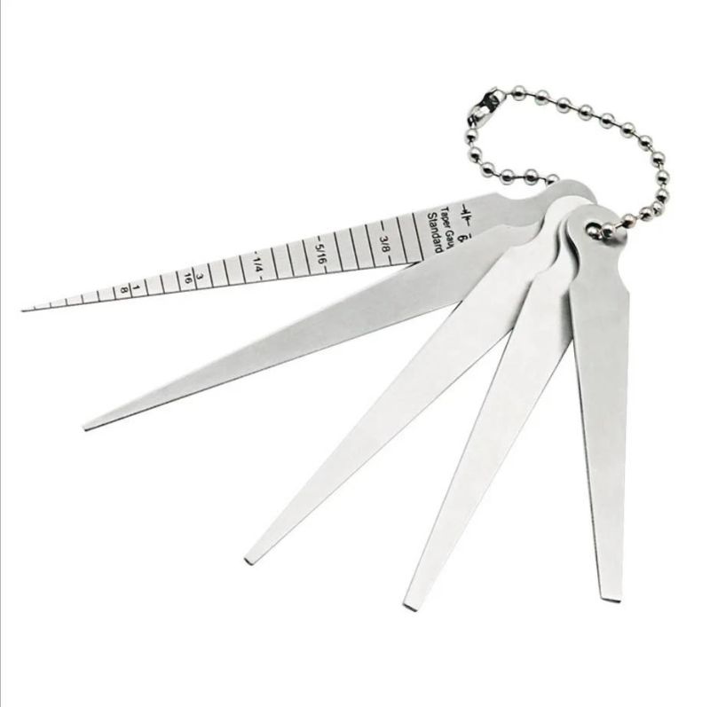 1-10mm Stainless Steel Triangle Wedge Taper Bore Feeler Gauge