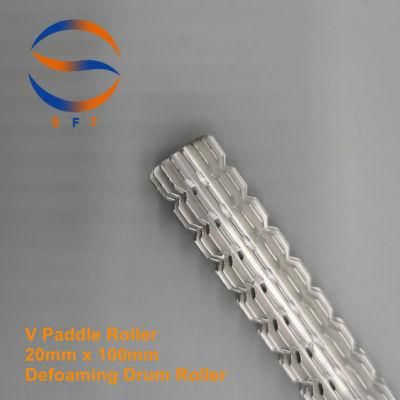 Aluminium V Paddle Rollers Defoaming Drum Rollers Paint Roller Brushes