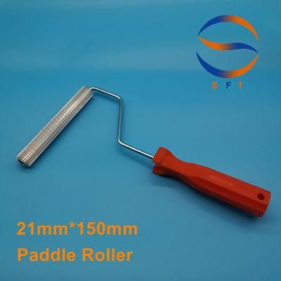 21mm Diameter 150mm Length Aluminium Paddle Roller for FRP Laminating